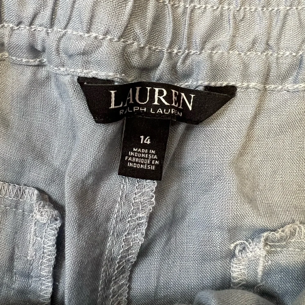 Ralph Lauren Black Label  Linen Shorts Size 14. NWOT - Picture 3 of 6